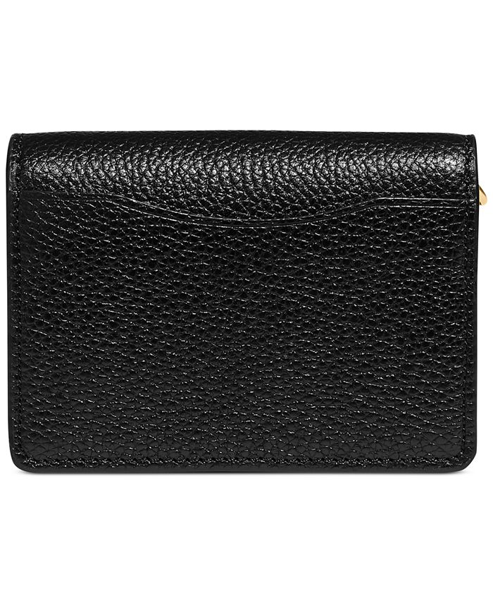 COACH Half Flap Leather Card Case Macy's