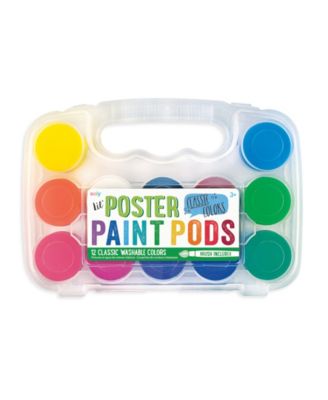 Ooly Lil' Poster Paint Pods, 12 Colors