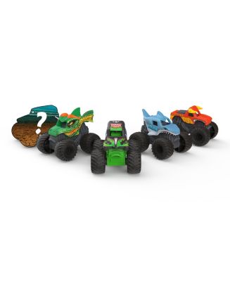 Monster Jam Official Mini Collectible Monster Trucks 5-Pack with 1