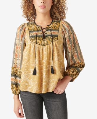 Macys peasant fashion blouses