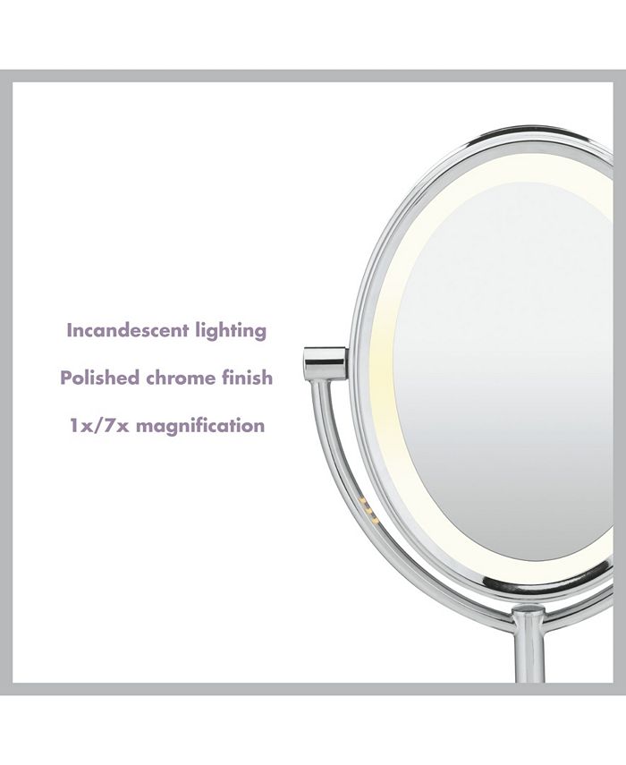 Conair DoubleSided Lighted Oval Mirror Macy's