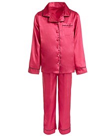 Mommy & Me Matching Girls Notch Collar Pajama Set, Created for Macy's