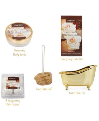 8 Piece White Rose Jasmine Body Care Gift Set