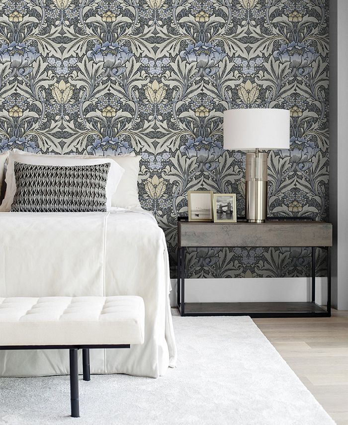 NextWall Morris Flower Peel and Stick Wallpaper & Reviews - All Wall