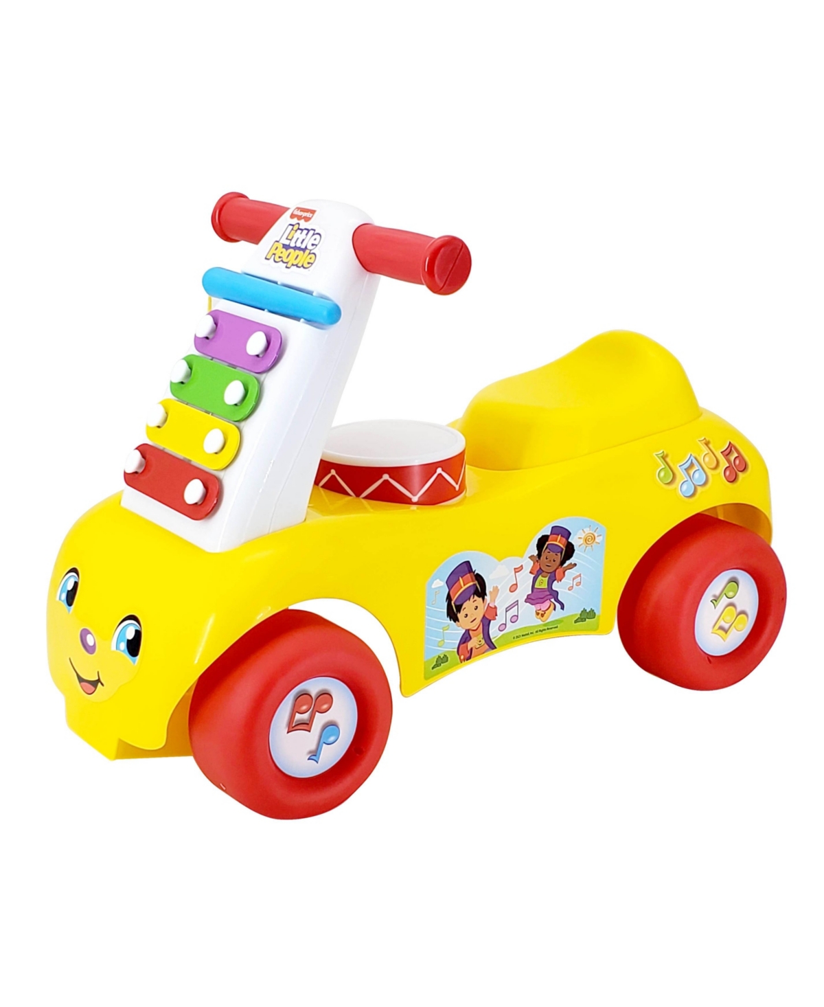 Fisher Price Kids' Fisher-price Little People Music Adventure Ride On In Multicolor