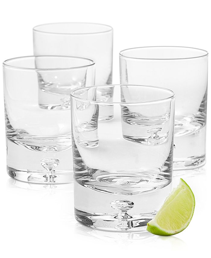Hotel Collection - Bubble Double Old-Fashioned Glasses, Set of 4,