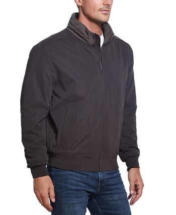 Mens Bomber Jacket with Bib Insert Weatherproof Garment Company Men's Outerwear F71642 Weatherproof Garment Co