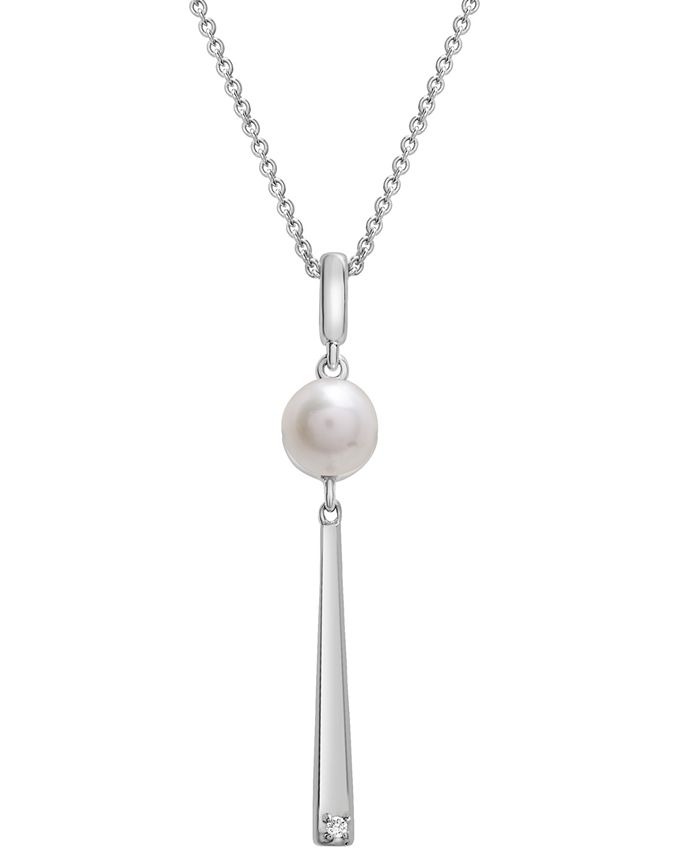 Macy's single pearl necklace store