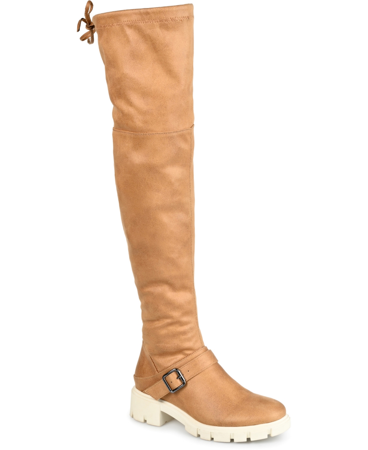 Women's Salisa Wide Calf Lug Sole Boots - Tan