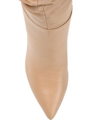 Women's Sarie Wide Calf Ruched Stiletto Boots