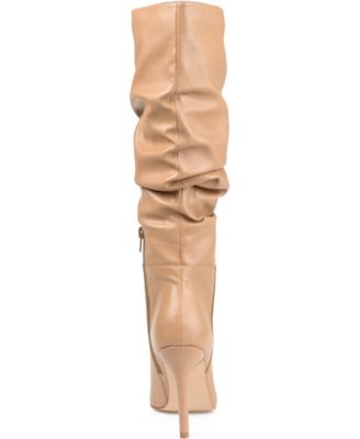 Women's Sarie Extra Wide Calf Ruched Stiletto Boots