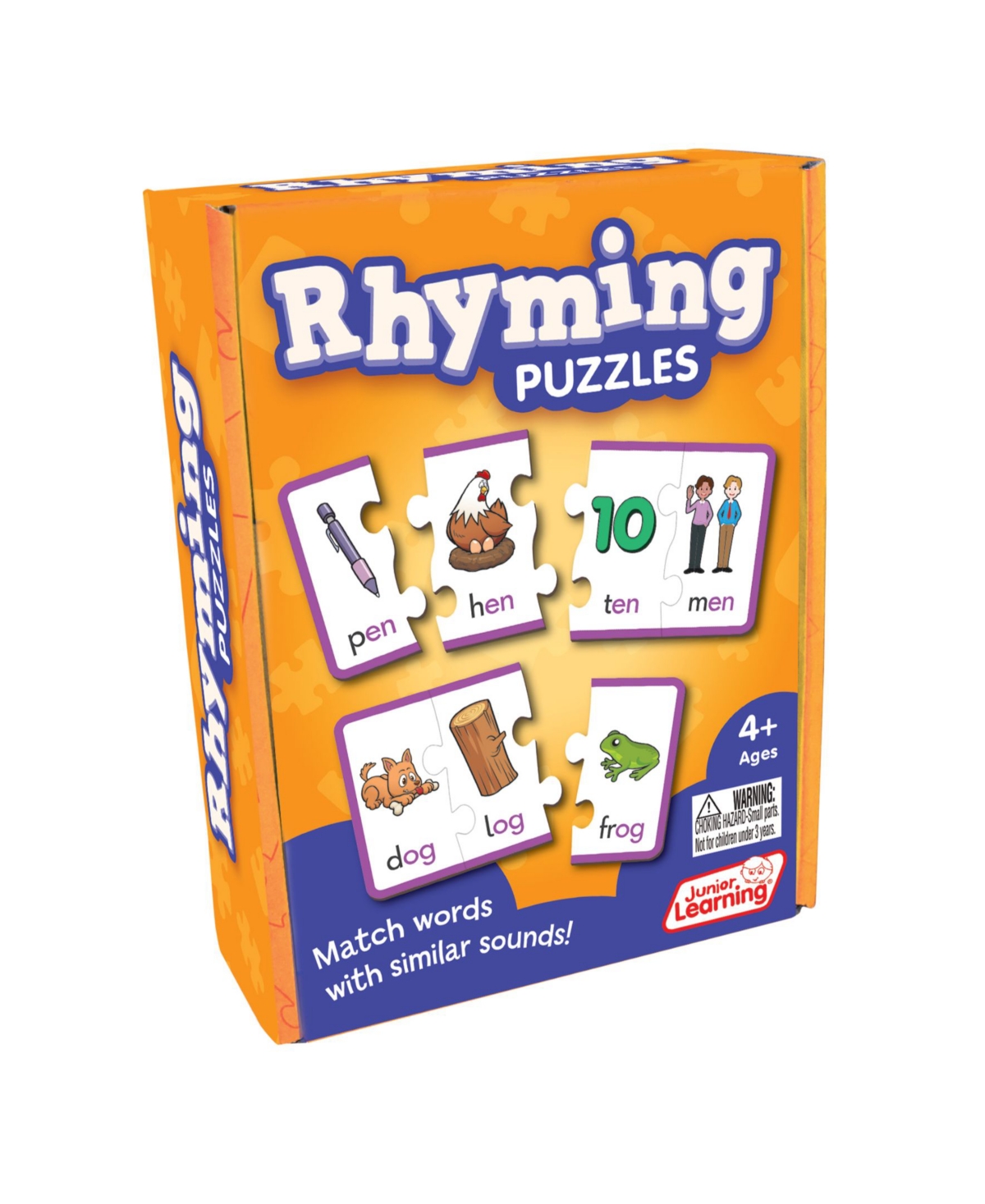 Shop Junior Learning Rhyming Puzzles Educational Learning Set, 71 Pieces In Multi