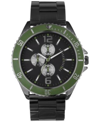 Photo 1 of INC International Concepts Men's Black Stainless Steel Bracelet Watch 47mm, Created for Macy's. Gift box included!