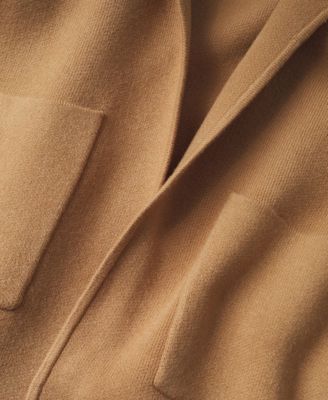 MANGO Women's Oversized Coat with Pockets