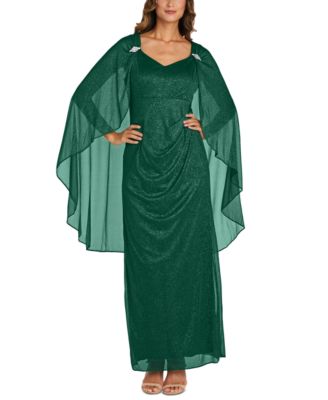 macys dark green dresses