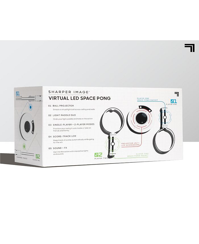 Sharper Image Virtual Space Ping Pong Game Set, 3 Piece Macy