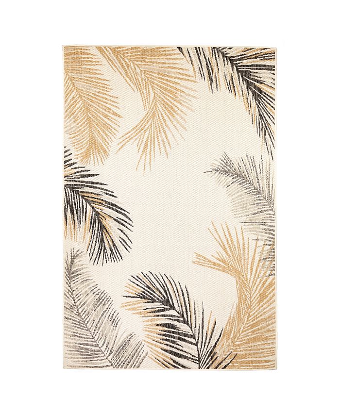 Liora Manne' Portofino Palm Border 3'3" x 4'11" Area Rug Macy's