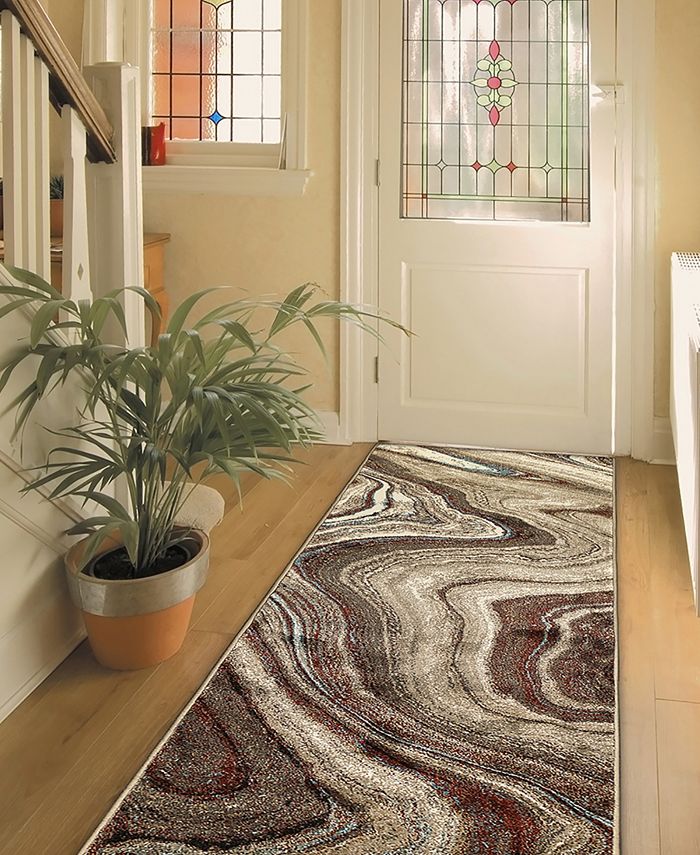 Liora Manne' Ashford Agate 1'11" x 7'6" Runner Area Rug Macy's