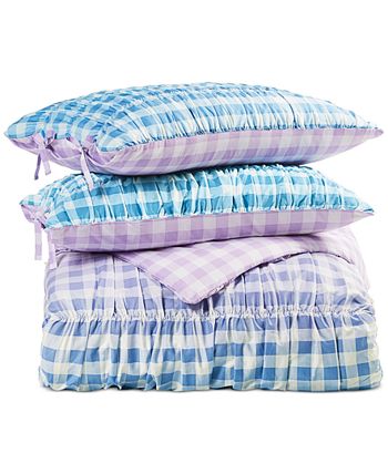 Whim by Martha Stewart - Ombr&eacute; Gingham 3-Pc. Full/Queen Comforter Set