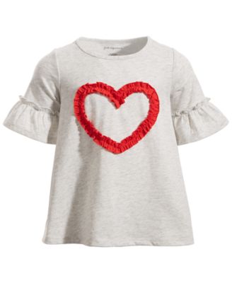 First Impressions - Toddler Girls Ruched Heart Top