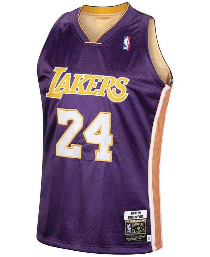 Mitchell & Ness, Shirts, Mitchell Ness Premium Gold Los Angeles Lakers  20809 Kobe Bryant Jersey