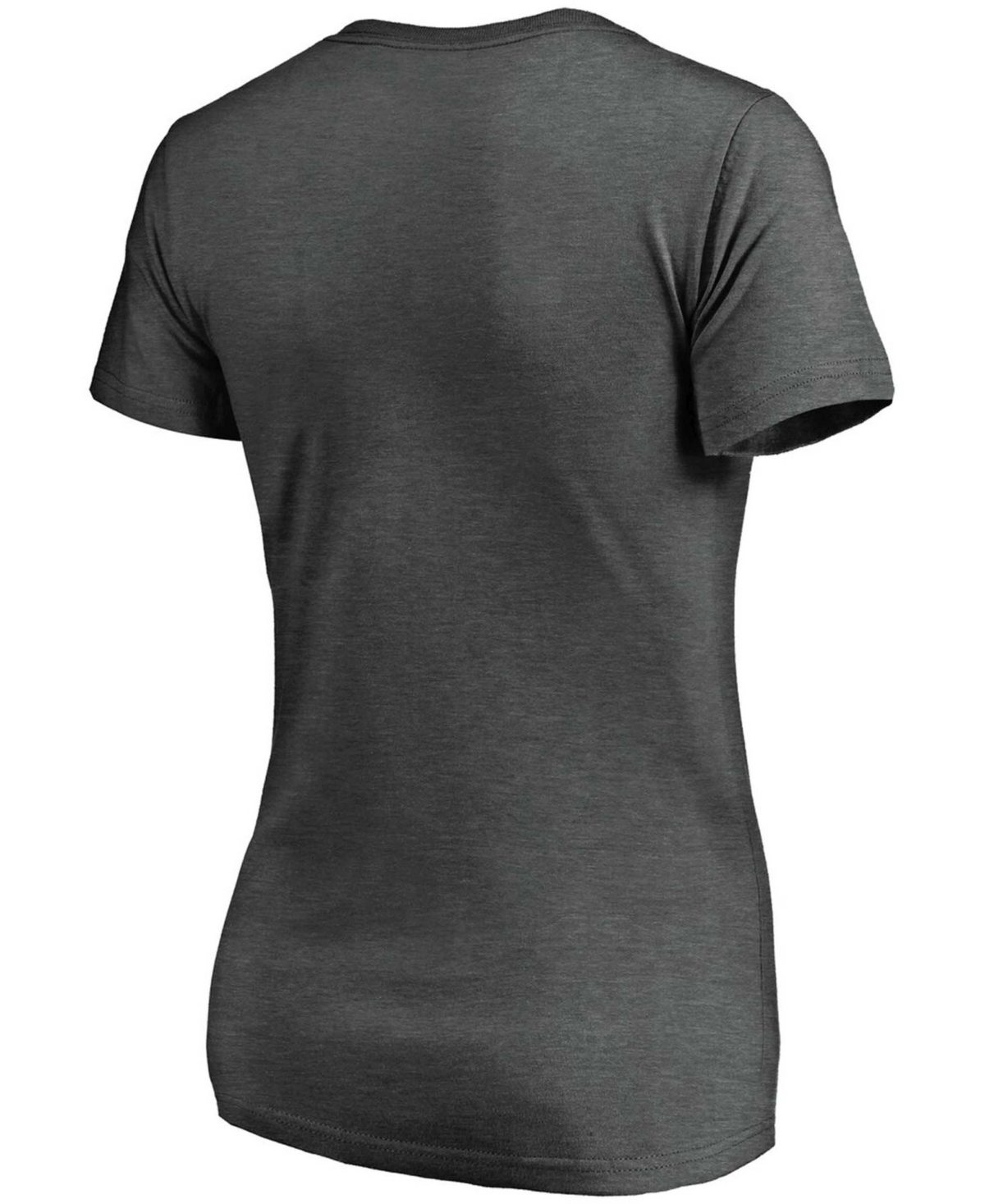 Women'sLos Angeles Lakers 2020 Western Conference Champions Locker Room V-Neck T-shirt - Heathered Charcoal