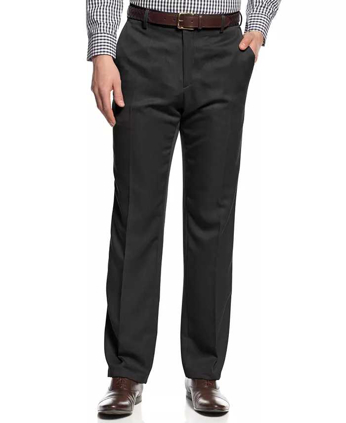Men Slim-Fit Heather Dress Pants