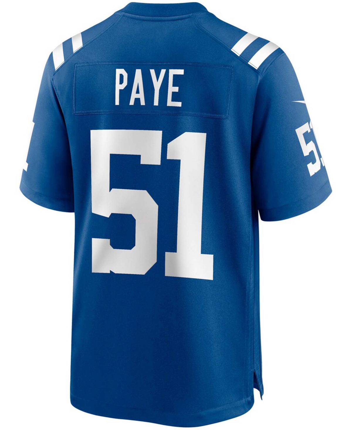 Men's Kwity PayeIndianapolis Colts 2021 Nfl Draft First Round Pick Game Jersey - Royal