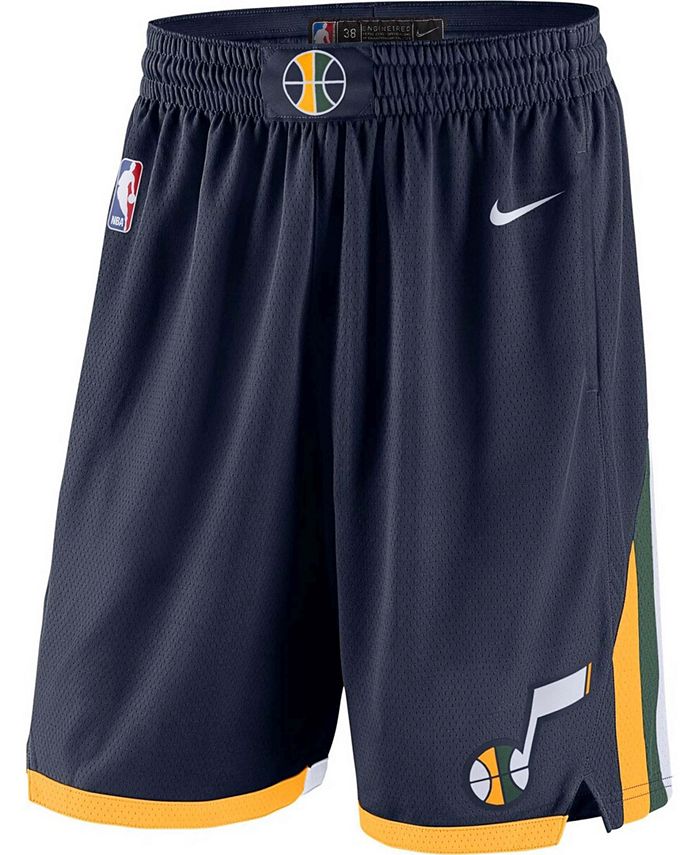 Nike Men's Navy 2019,20 Utah Jazz Icon Edition Swingman Shorts - Macy's