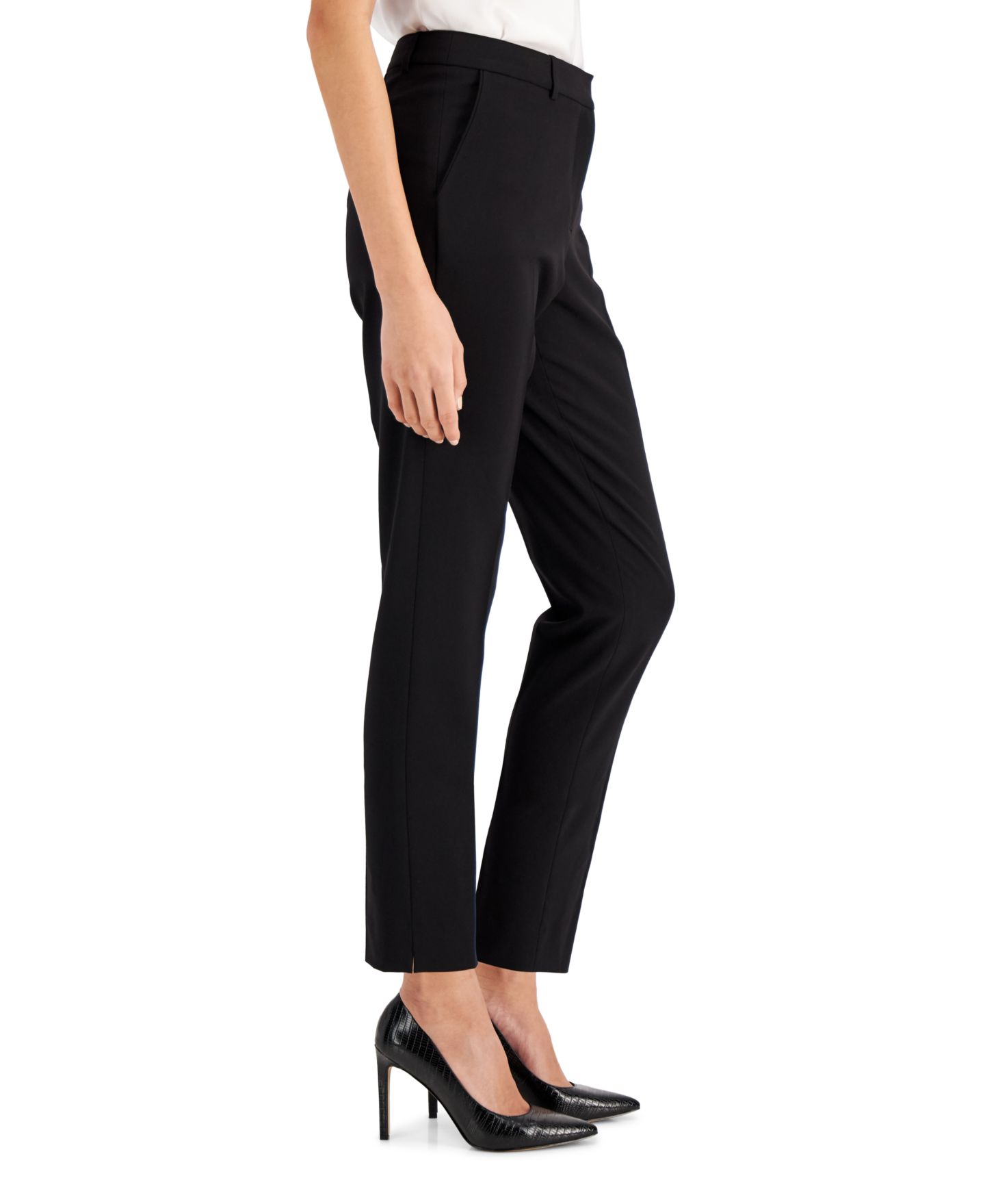 Женские брюки Tahari ASL Shannon Suit Straight-Leg, цвет: Чёрный — фото 3