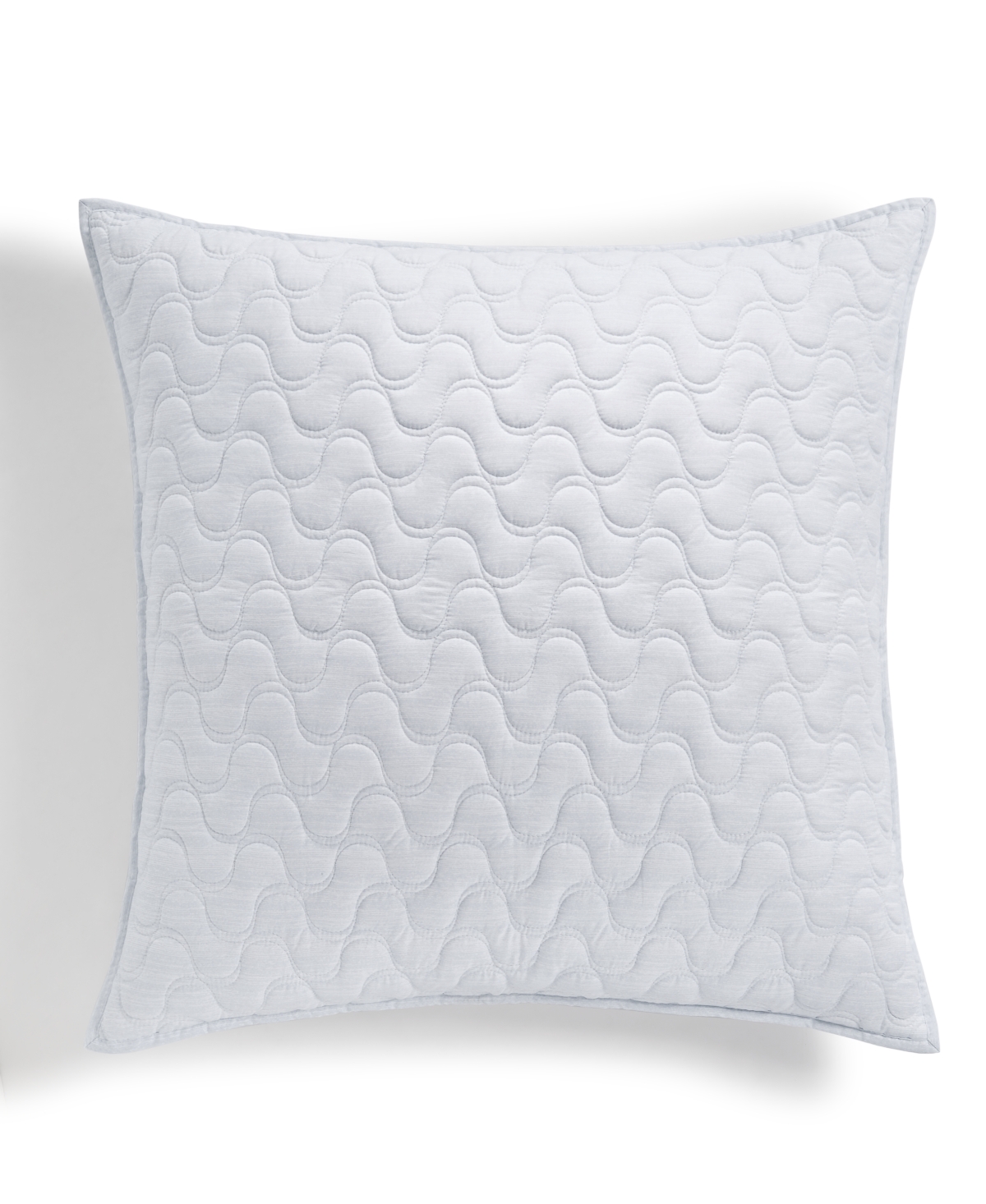 Closeout! Hotel Collection Lagoon Quilted Sham, European, Created for Macy's - Sea Blue