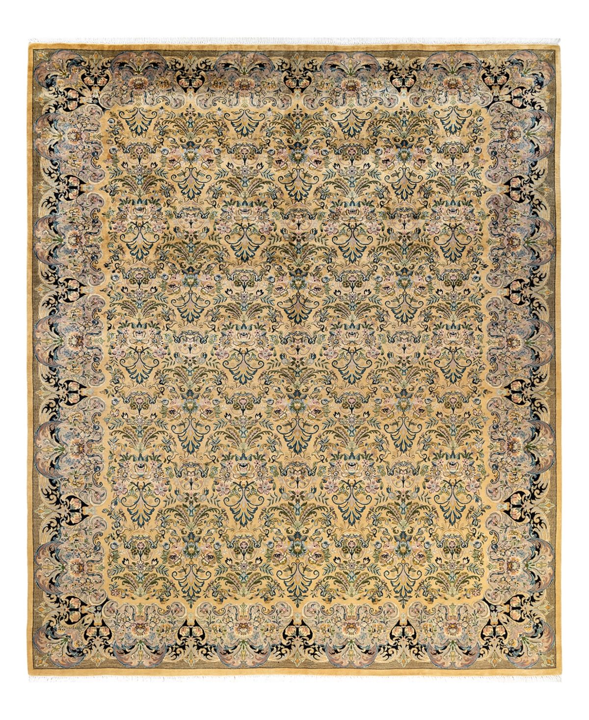 Closeout! Adorn Hand Woven Rugs Mogul M1225 8'1in x 10'1in Area Rug - Yellow