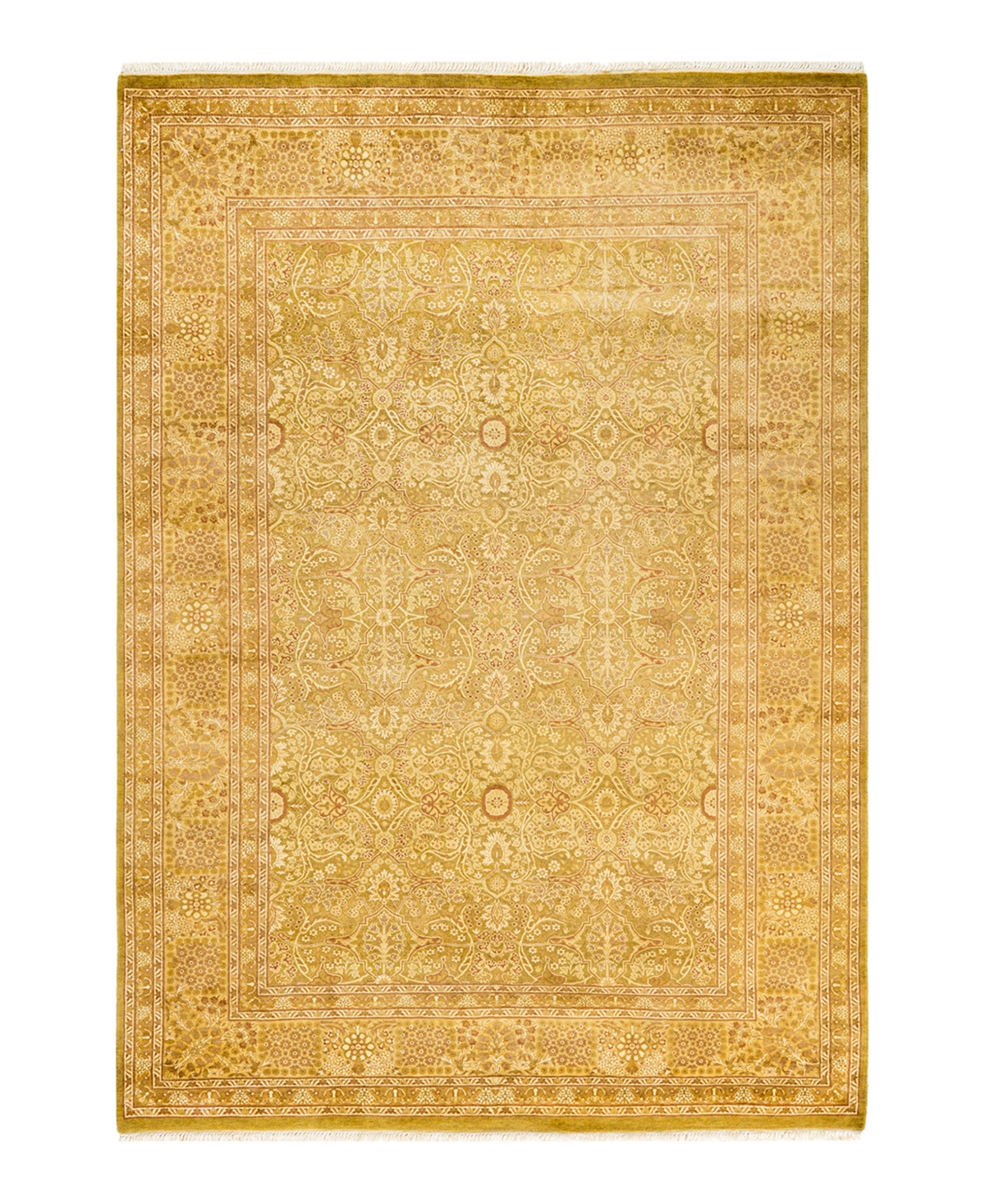 Closeout! Adorn Hand Woven Rugs Mogul M1381 6'3in x 9'2in Area Rug - Green