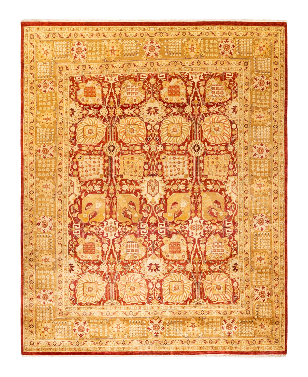 Closeout! Adorn Hand Woven Rugs Eclectic M1478 8' x 10'3in Area Rug - Orange