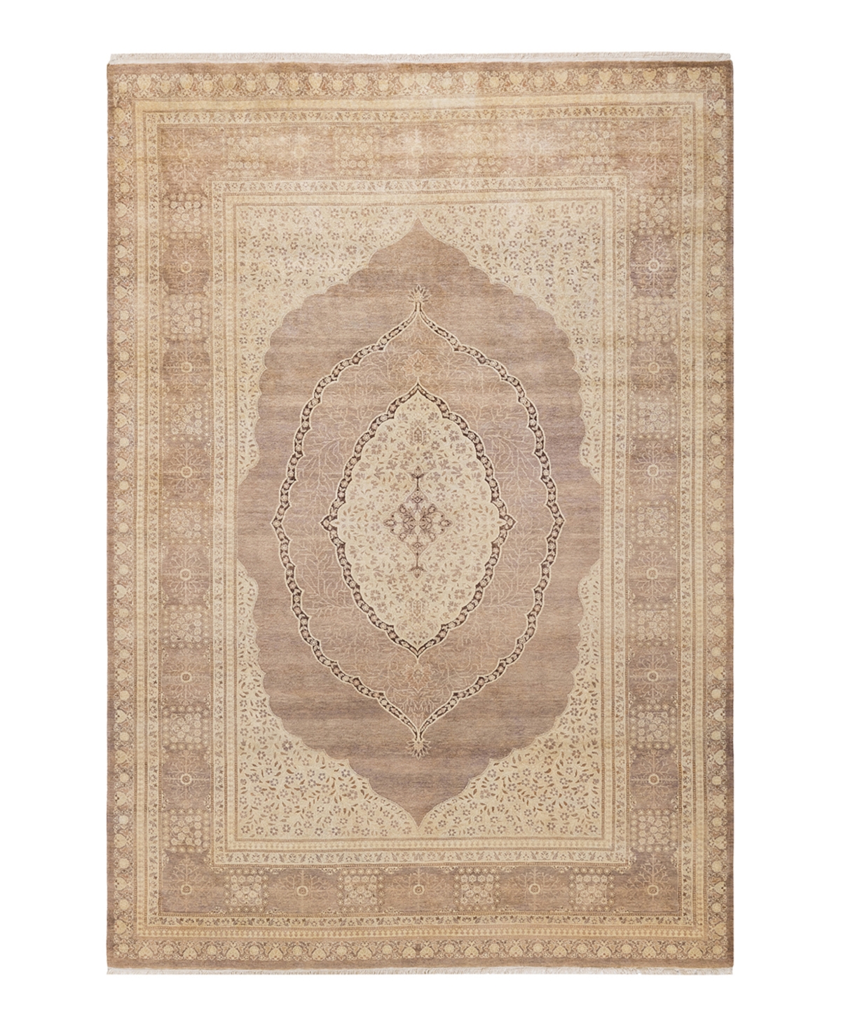 Closeout! Adorn Hand Woven Rugs Mogul M1494 6'1in x 9'1in Area Rug - Brown