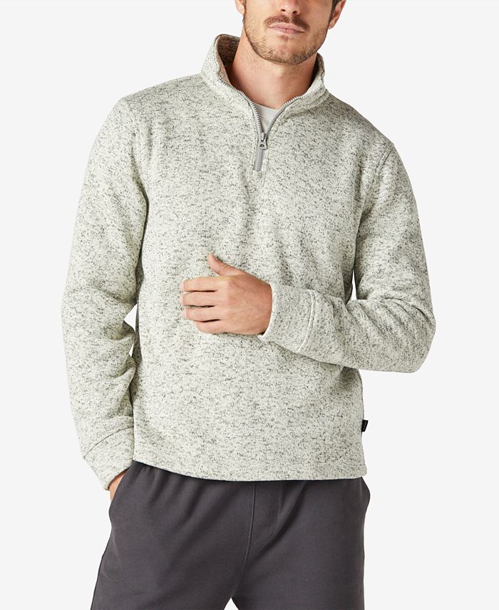 Lucky Brand Men's Los Feliz Half Zip Mock Neck Sweater - Macy's