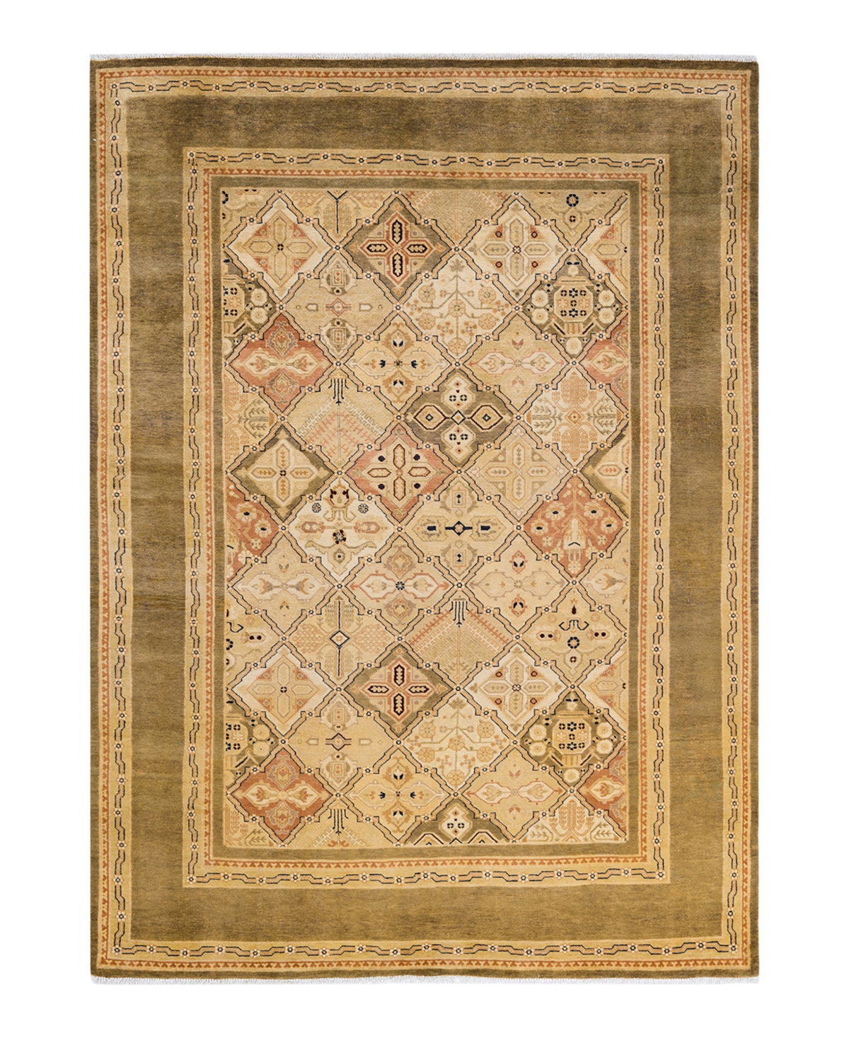 Closeout! Adorn Hand Woven Rugs Eclectic M1504 6' x 8'7in Area Rug - Green