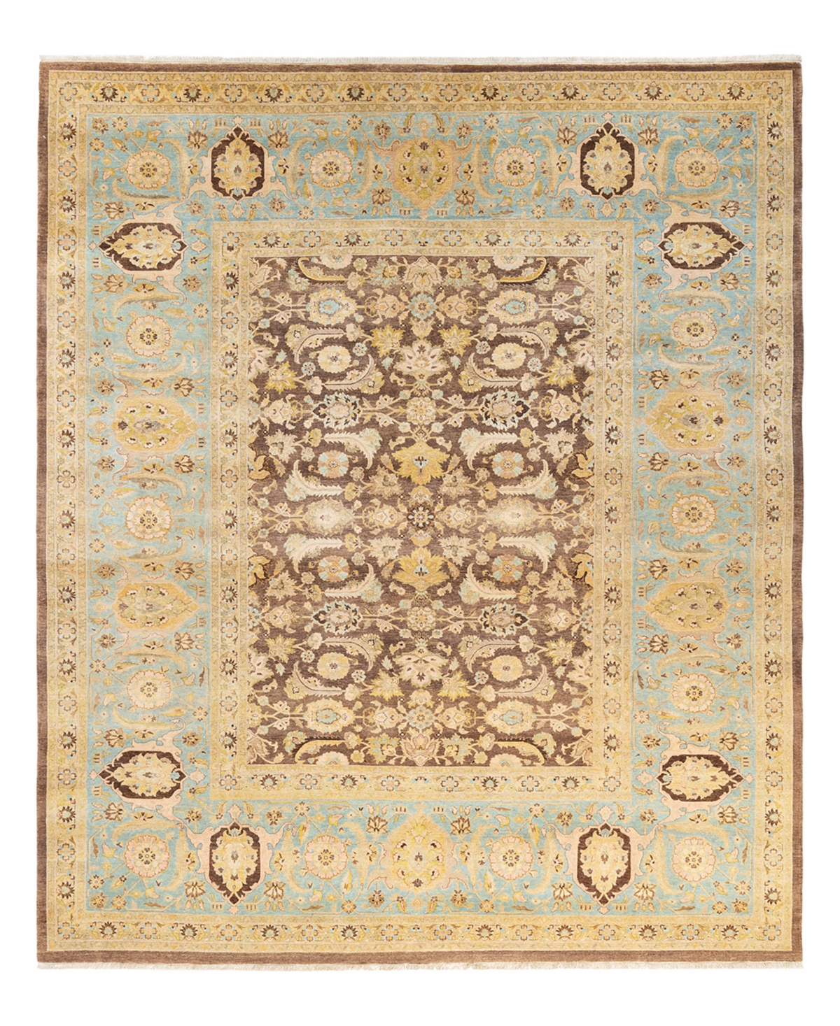 Closeout! Adorn Hand Woven Rugs Mogul M1521 8'3in x 9'10in Area Rug - Brown