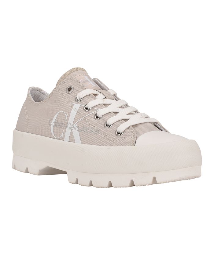 Calvin Klein Jeans Women's Giani Platform Lace-Up Casual Lug Sole Sneakers  & Reviews - Athletic Shoes & Sneakers - Shoes - Macy's