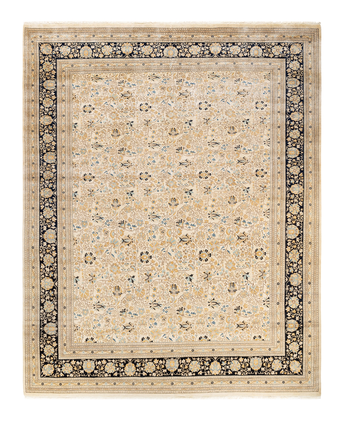 Closeout! Adorn Hand Woven Rugs Mogul M1602 9'3in x 11'9in Area Rug - Ivory