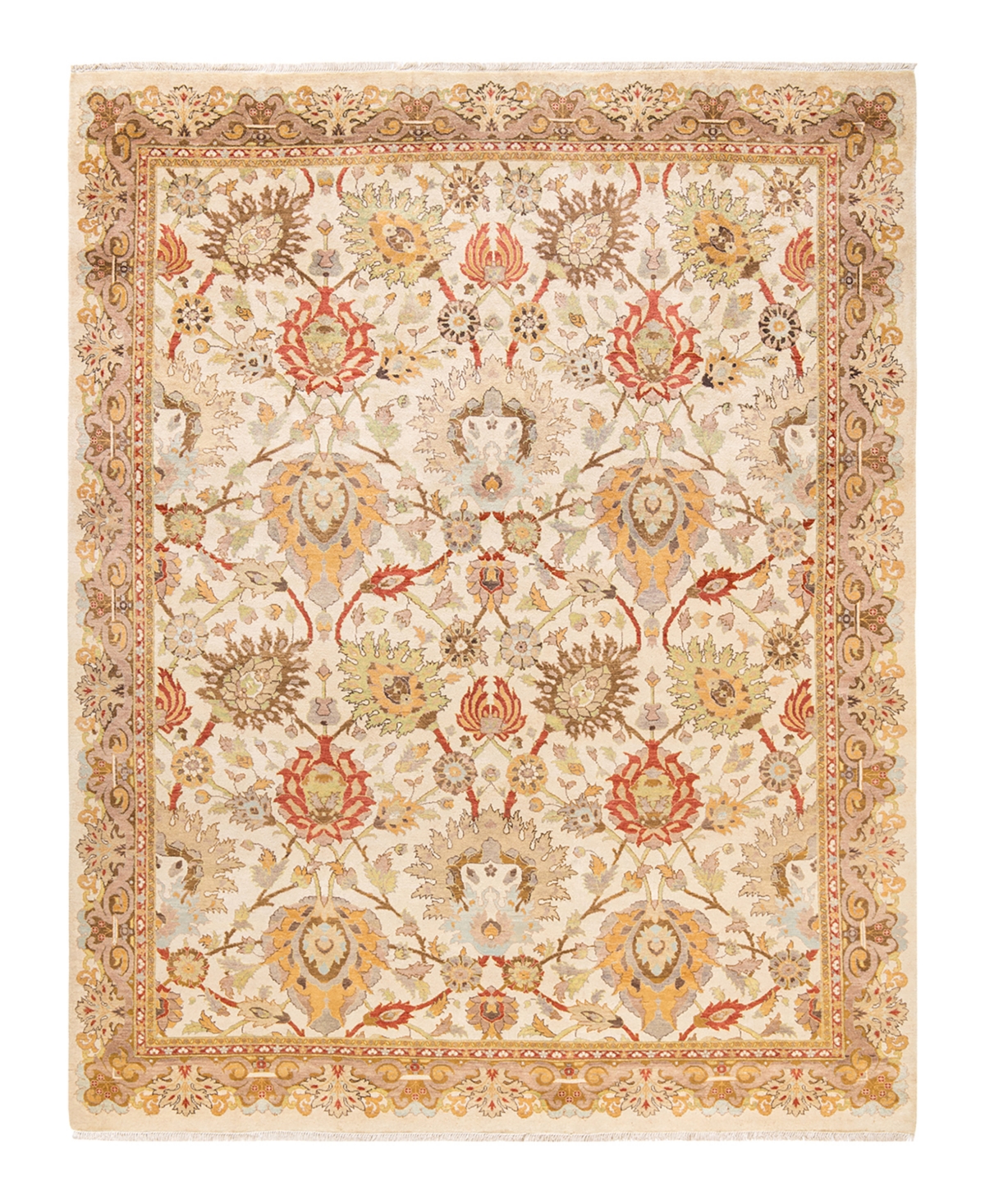Closeout! Adorn Hand Woven Rugs Eclectic M1457 8' x 10'1in Area Rug - Ivory