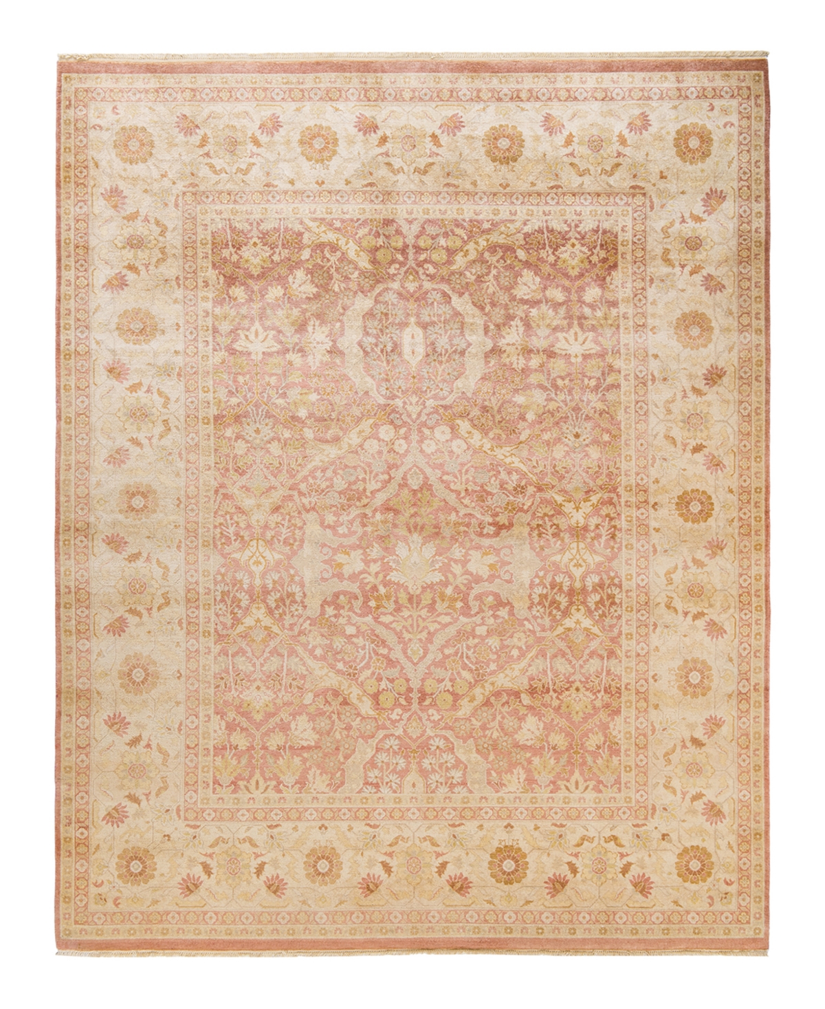 Closeout! Adorn Hand Woven Rugs Eclectic M1670 8'1in x 10'3in Area Rug - Rose