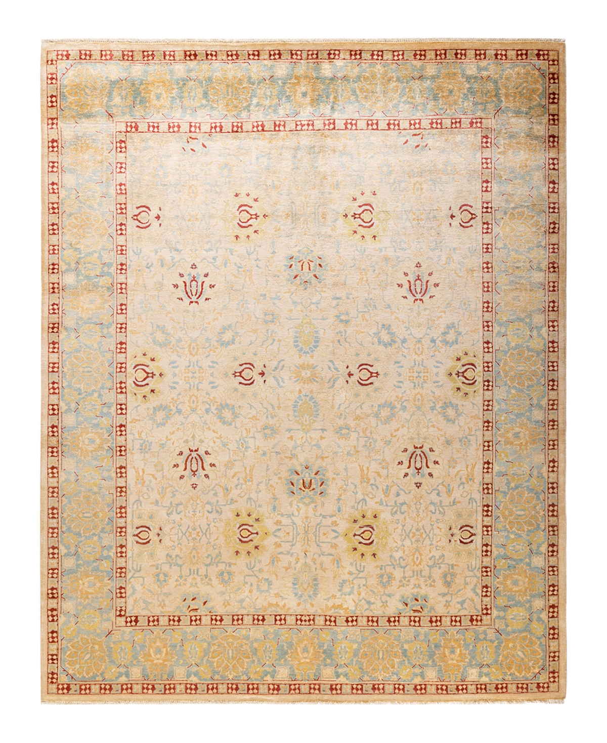 Closeout! Adorn Hand Woven Rugs Eclectic M1675 8'1in x 10'1in Area Rug - Ivory