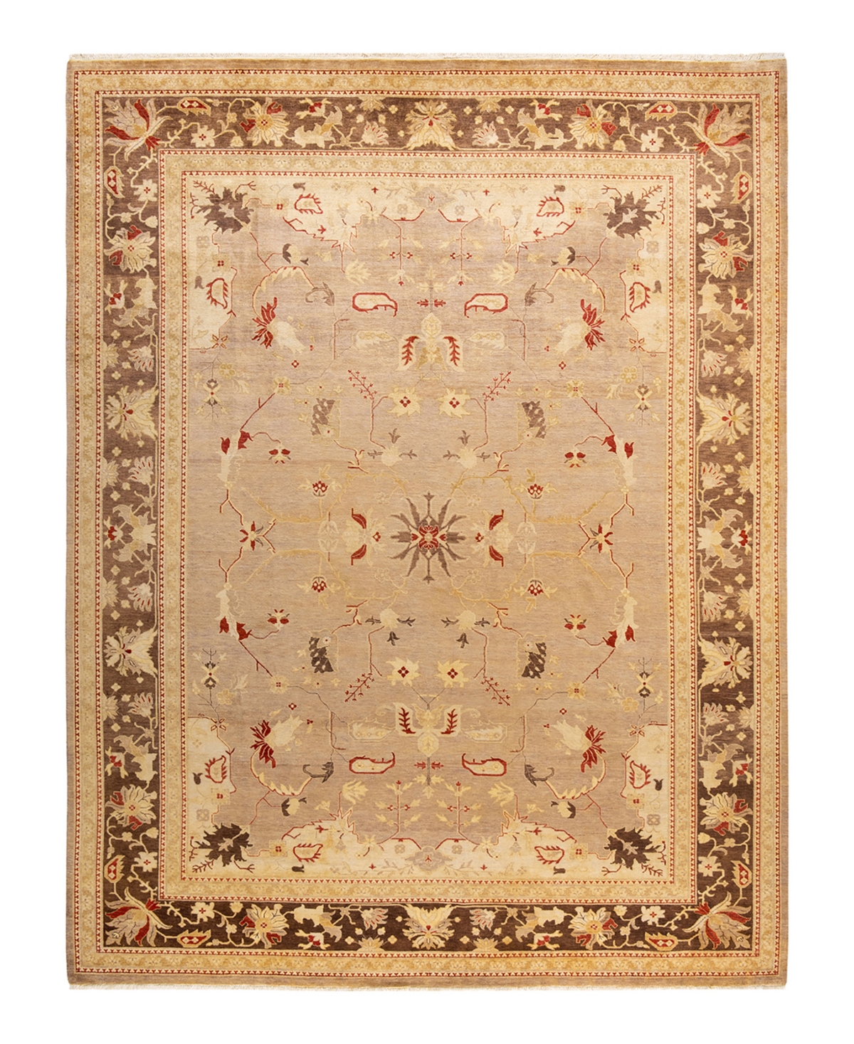 Closeout! Adorn Hand Woven Rugs Eclectic M1457 9'2in x 12' Area Rug - Beige