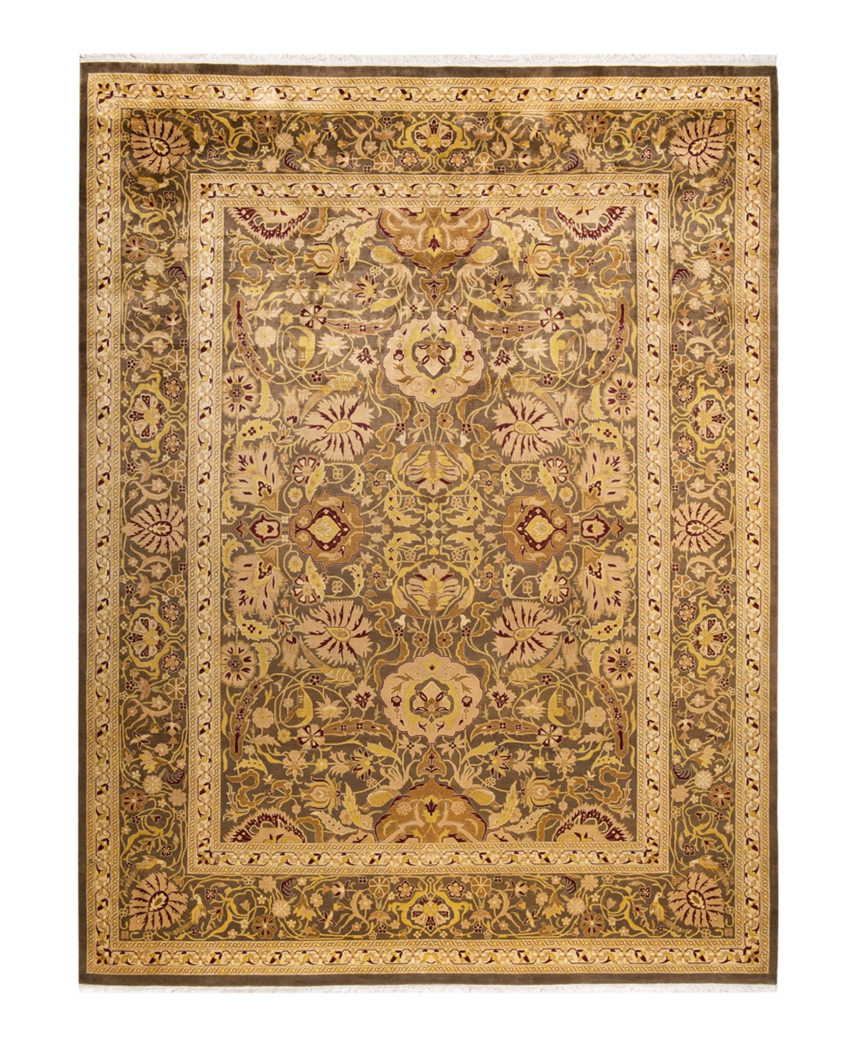 Closeout! Adorn Hand Woven Rugs Mogul M1426 9' x 12'2in Area Rug - Brown