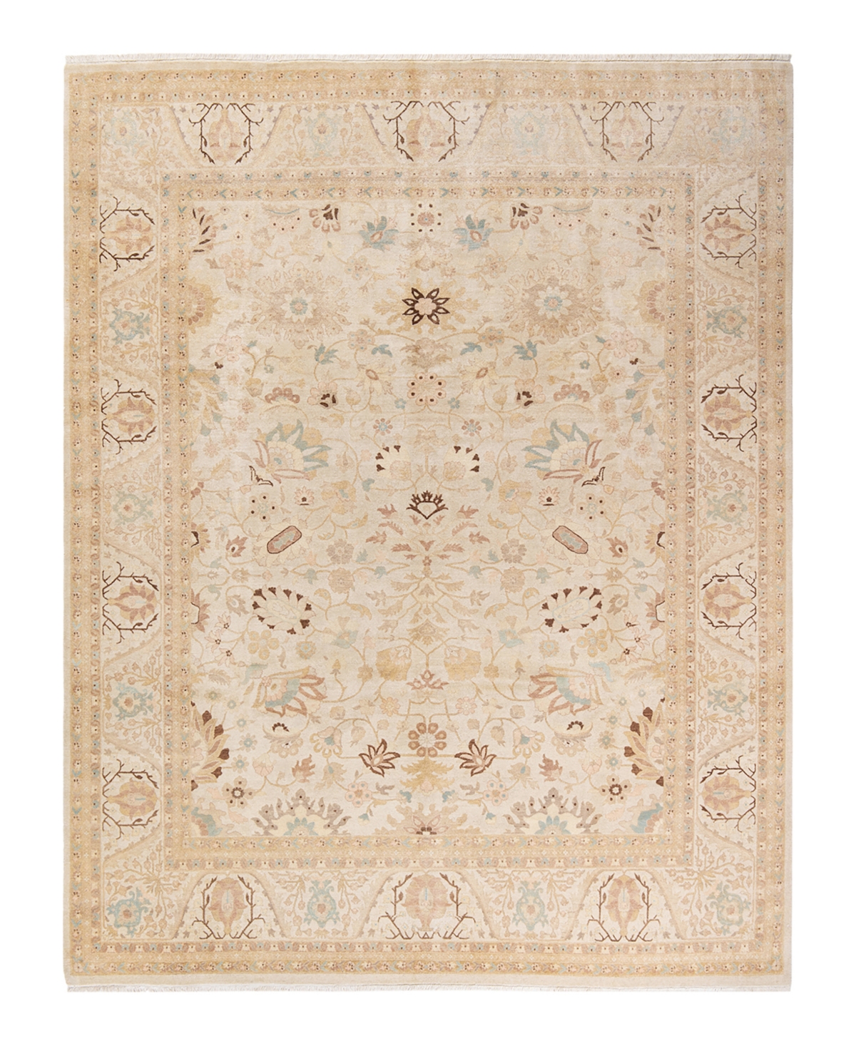 Closeout! Adorn Hand Woven Rugs Mogul M1494 8'2in x 10'5in Area Rug - Ivory