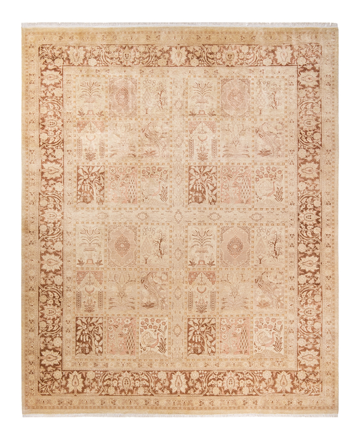 Closeout! Adorn Hand Woven Rugs Mogul M1521 8'4in x 10'4in Area Rug - Ivory