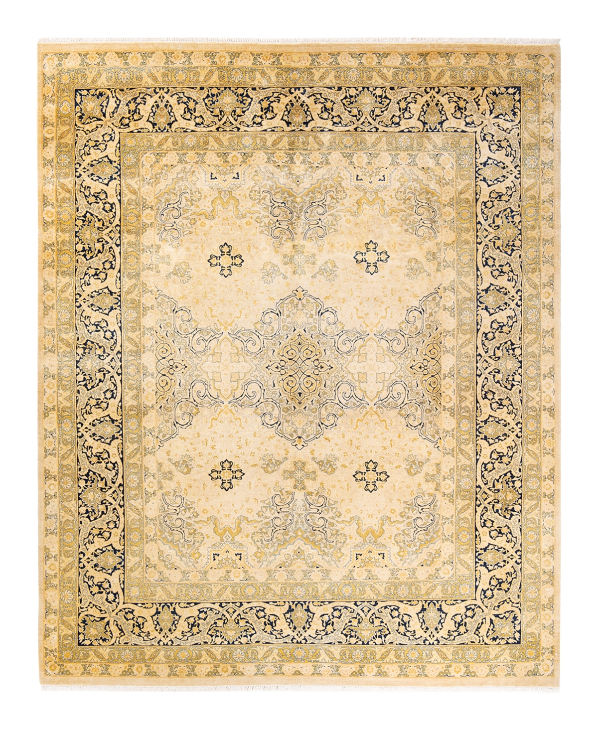 Closeout! Adorn Hand Woven Rugs Mogul M1460 8'1in x 9'10in Area Rug - Ivory