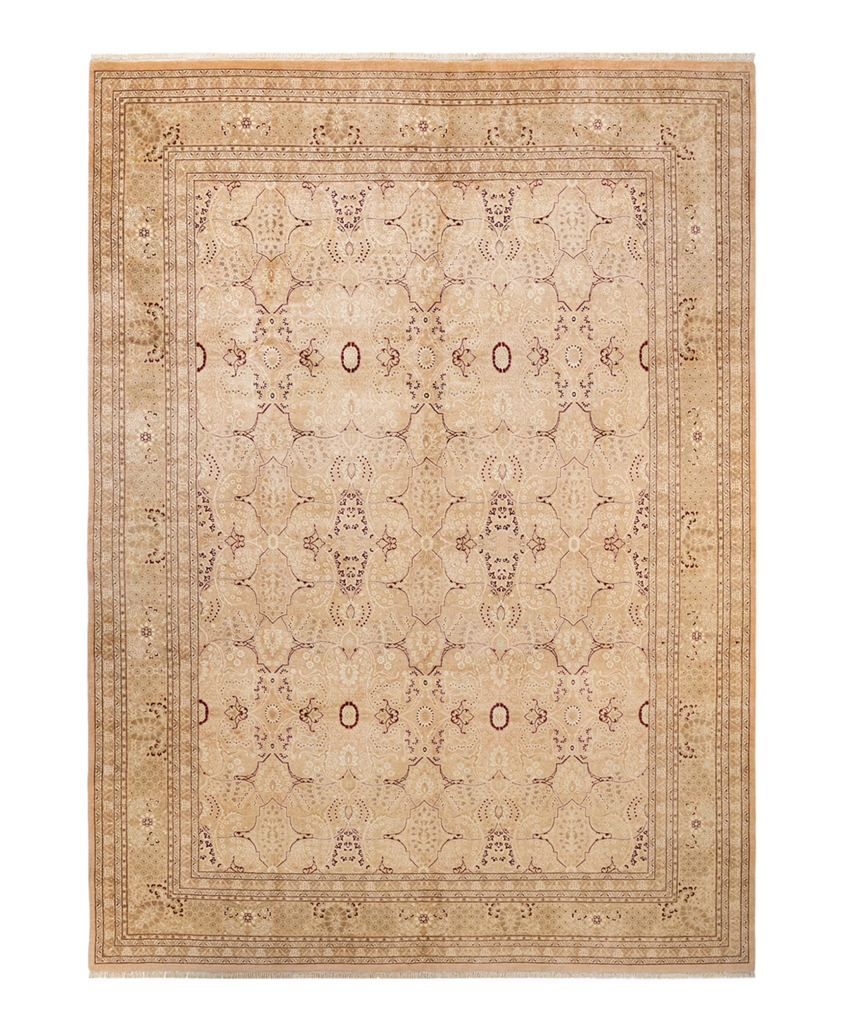Closeout! Adorn Hand Woven Rugs Mogul M1304 8'10in x 12'9in Area Rug - Beige