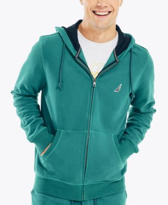 nautica men's fleece hoodie